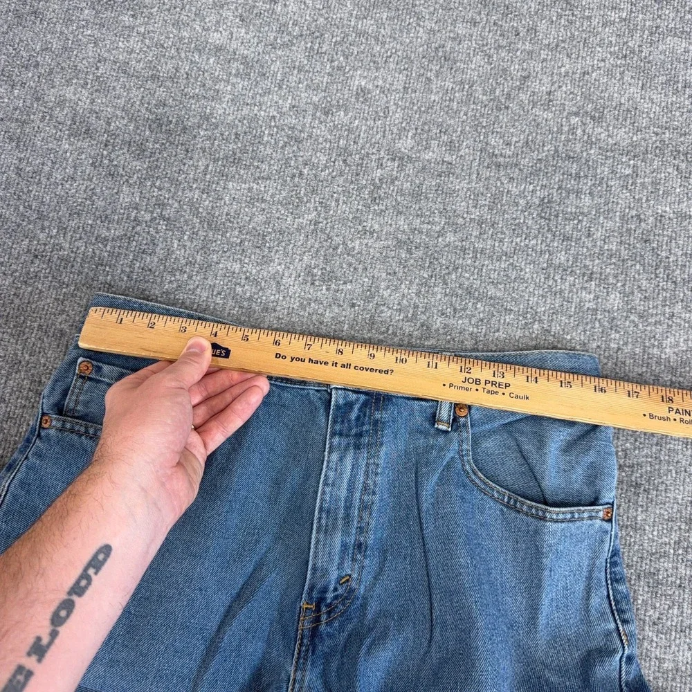 Vintage Levis 517 Jean Men 32x29 Blue Bootcut Boot Cut Leg Y2K Western Rodeo